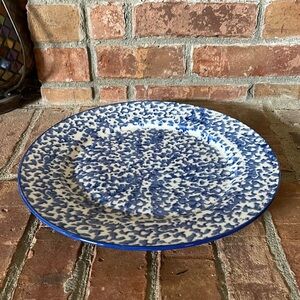 Royal Majestic Country Time Blue Large Round Platter